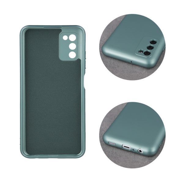 Metallic case Samsung Galaxy A54 5G szilikon hátlap, tok, zöld