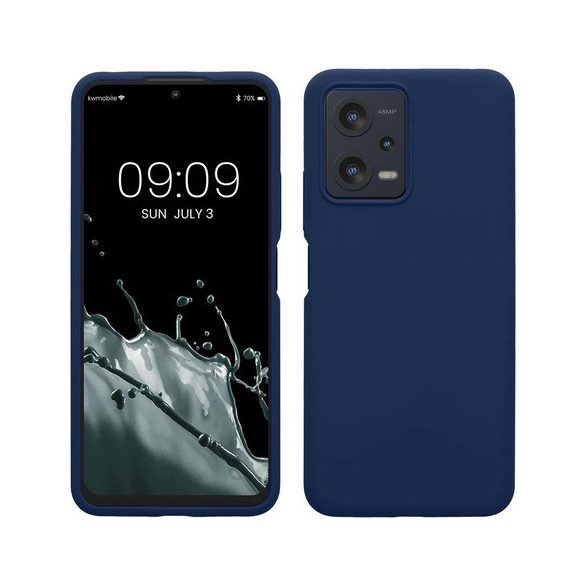 Matt Case Xiaomi Redmi Note 12 5G hátlap, tok, sötétkék