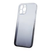   Gradient Case iPhone 15 szilikon hátlap, tok, szürke-átlátszó