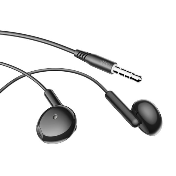 XO EP69 vezetékes headset, fülhallgató, 3.5mm, fekete