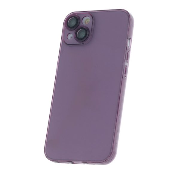 Slim Color Samsung Galaxy A50/A30/A50s/A30s kameravédős hátlap, tok, lila