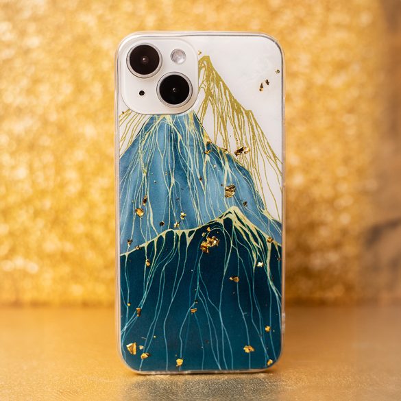 Gold Glam Case Mountain Samsung Galaxy A25 5G hátlap, tok, színes