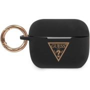   Guess Airpods Pro Silicone Triangle Logo (GUACAPLSTLBK) tok, fekete