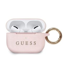   Guess Apple Airpods Pro szilikon (GUACAPSILGLLP) tok, rózsaszín