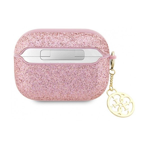 Guess Airpods Pro 2 Glitter Flake 4G Charm (GUAP2GLGSHP) tok, rózsaszín