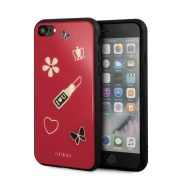 Guess Iconic iPhone 6/7/8 (GUHCI8ACLSRE) hátlap, tok, piros