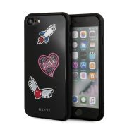   Guess Iconic iPhone 6/7/8 (GUHCI8ACSRBK) hátlap, tok, fekete