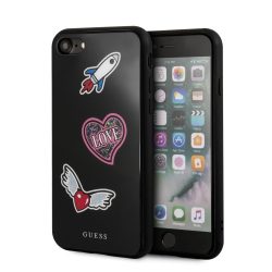Guess Iconic iPhone 6/7/8 hátlap, tok, fekete