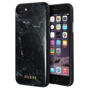   Guess iPhone 7/8 Marble Case márvány mintás (GUHCI8HYMABK) hátlap, tok, fekete