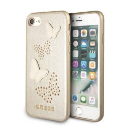   Guess iPhone 6/7/8 Studs and Sparlkes Butterfies hátlap, tok, arany