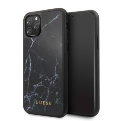   Guess iPhone 11 Pro Marble Case márvány mintás hátlap, tok, fekete