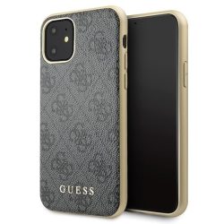 Guess iPhone 11 4G Cover (GUHCN61G4GG) hátlap, tok, szürke