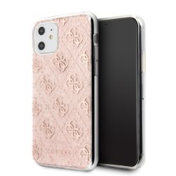 Guess iPhone 11 4G Glitter Diamond hátlap, tok, rózsaszín