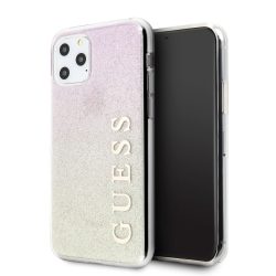   Guess iPhone 11 Pro Max Glitter Gardient (GUHCN65PCUGLGPI) hátlap, tok, rózsaszín