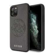   Guess Saffiano Look iPhone 11 Pro Max (GUHCN65RSSASBK) hátlap, tok, fekete