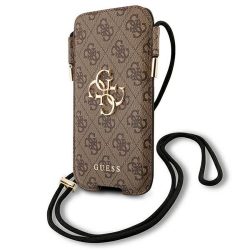   Guess Universal 4G Pouch Script Logo max 6.1" (GUHCP12M4GPSBR) tok, barna