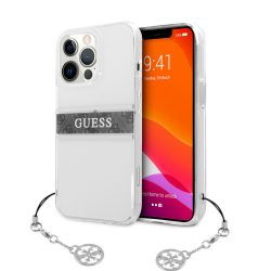   Guess iPhone 13 Pro 4G Charms (GUHCP13LKB4GGR) hátlap, tok, átlátszó