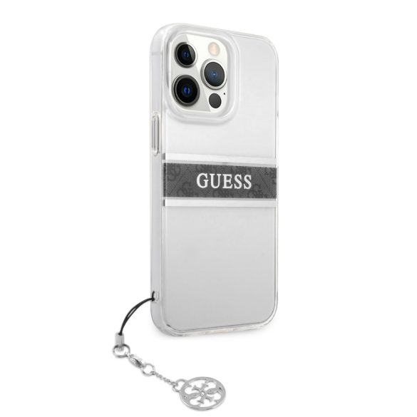 Guess iPhone 13 Pro 4G Charms (GUHCP13LKB4GGR) hátlap, tok, átlátszó