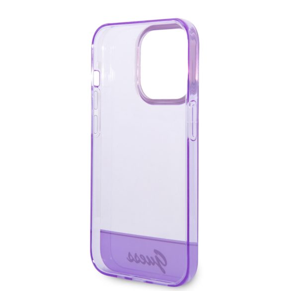 Guess iPhone 14 Pro Translucent (GUHCP14LHGCOU) hátlap, tok, lila