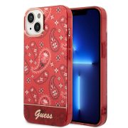   Guess iPhone 14 Bandana Paisley (GUHCP14SHGBNHR) hátlap, tok, piros