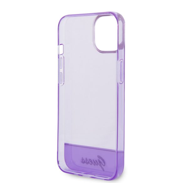 Guess iPhone 14 Translucent (GUHCP14SHGCOU) hátlap, tok, lila