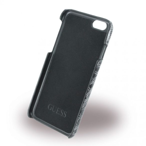 Guess iPhone 6 Croco Hard (GUHCP6SCOBK) hátlap, tok, fekete