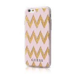   Guess iPhone 7/8 Silicone 3D Effect (GUHCP7CGPI) hátlap, tok, rozé arany