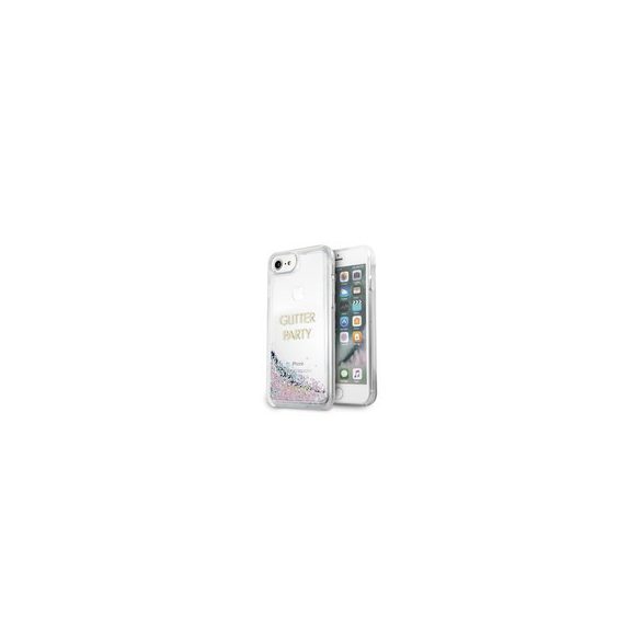 Guess Glitter Party Hard iPhone 6/6S/7/8/SE (2020) (GUHCP7GLUQPU) hátlap, tok, lila