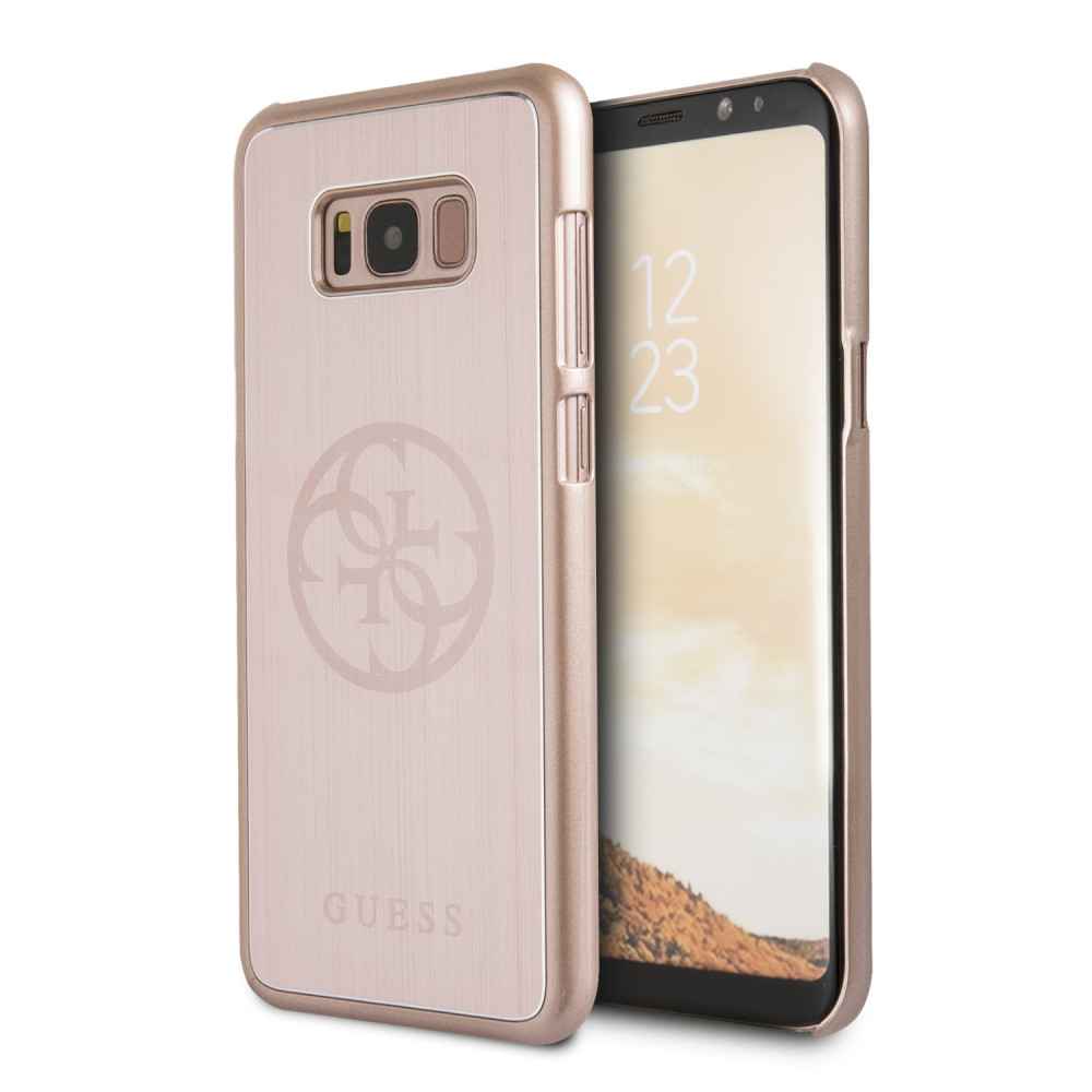 Guess Samsung Galaxy S8 Plus Korry Aluminium Plate Hard Hülle, Schutzhülle, Pink Guess Samsung Galaxy S8 Plus Korry Aluminium Plate Hard Hülle, Schutzhülle, Pink