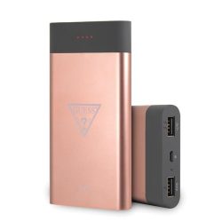   Guess GUL24WPB8TLRG Power Bank hordozható külső akkumulátor, 8000mAh, rozé arany