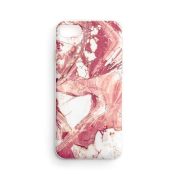   Wozinsky Marble cover Samsung Galaxy A12/M12 márvány mintás hátlap, tok, rózsaszín
