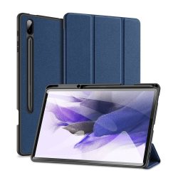   Dux Ducis Domo Series Samsung Galaxy Tab S7 FE 5G/S7 Plus 12.4" T730/T736/T970/T975 oldalra nyíló smart tok, kék