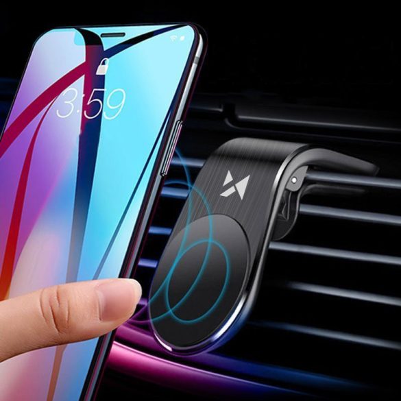 Wozinsky Magnetic Phone Holder univerzális autós telefontartó szellőzőrácsra, fekete