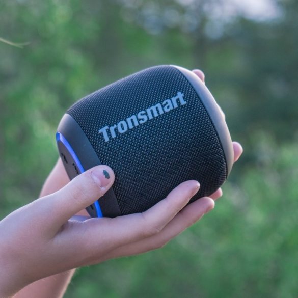 Tronsmart T7 Mini Bluetooth 5.3, Speaker, hordozható hangszóró, vízálló, 15W, 2500mAh, fekete