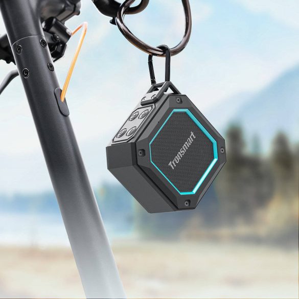 Tronsmart Groove 2 Bluetooth 5.3, Speaker, hordozható hangszóró, ütésálló, 10W, 2500mAh, fekete