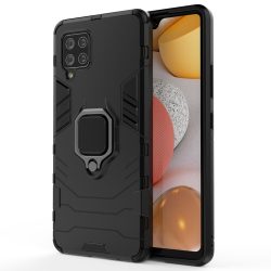   Armor Ring Xiaomi Samsung Galaxy A42 5G ütésálló hátlap, tok, fekete