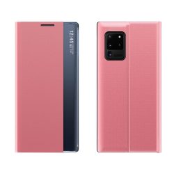   New Sleep Case Samsung Galaxy S20 FE 5G oldalra nyíló tok, rózsaszín