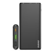   Dudao K12PQB Power Bank hordozható külső akkumulátor 2xUSB/USB-C/micro USB, 10000 mAh, 2A, fekete