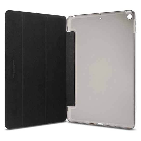 Spigen Smart Fold iPad 10.2 (2019/2020/2021) oldalra nyíló smart tok, fekete