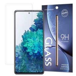   Samsung Galaxy A32 5G kijelzővédő edzett üvegfólia (tempered glass) 9H keménységű (nem teljes kijelzős 2D sík üvegfólia), átlátszó