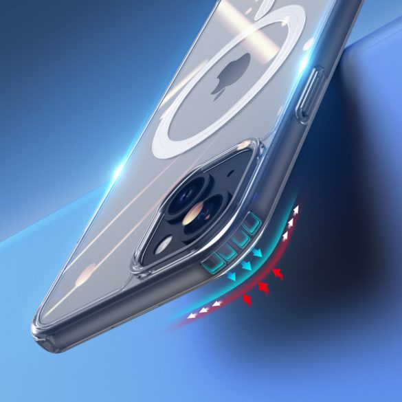 Dux Ducis Clin Magsafe iPhone 15 magsafe kompatibilis hátlap, tok, átlátszó