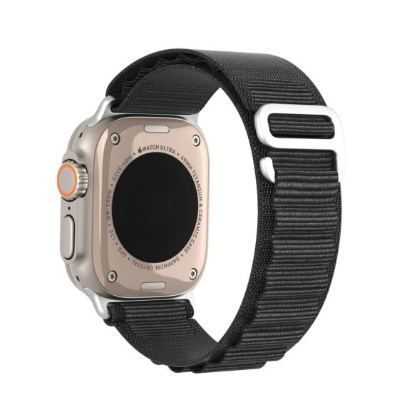 Dux Ducis Buckle Strap for Apple Watch 1/2/3/4/5/6/7/8/9/SE/Ultra, 38/40/41mm óraszíj, fekete