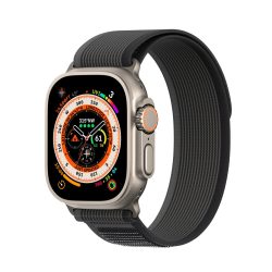   Dux Ducis Sport Velcro Strap for Apple Watch 1/2/3/4/5/6/7/8/9/SE/Ultra, 42/44/45/49mm óraszíj, fekete-szürke