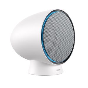 Remax RB-H9 mini Satellite Bluetooth 5.0, Speaker, LED világítás, hordozható hangszóró, cseppálló, 5W, 1200mAh, fehér