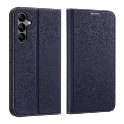   Dux Ducis Skin X2 Samsung Galaxy A34 5G oldalra nyíló hátlap, tok, sötétkék