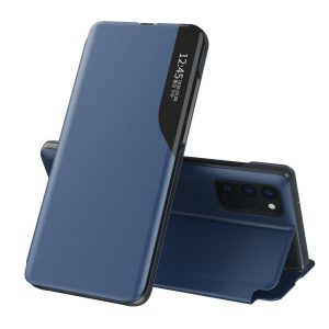 Eco Leather View Case Samsung Galaxy A32 5G oldalra nyíló tok, kék