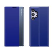   New Sleep Case Samsung Galaxy A32 4G oldalra nyíló tok, sötétkék
