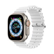   Dux Ducis Strap Apple Watch 2/3/4/5/6/7/8/9/SE, 38/40/41mm óraszíj, fehér