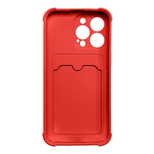 Card Armor Case iPhone 13 Mini ütésálló hátlap, tok, piros