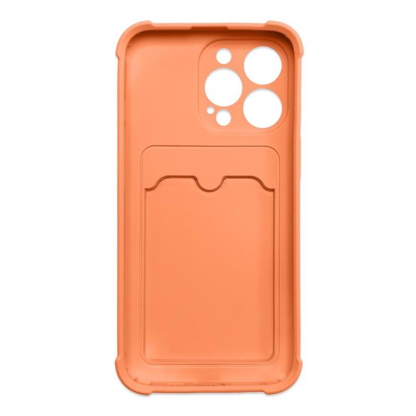 Card Armor Case iPhone 13 Mini ütésálló hátlap, tok, narancssárga